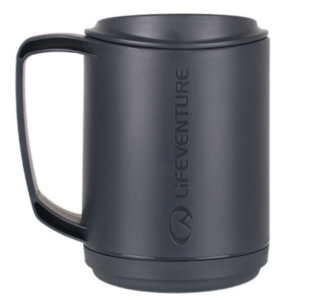 Ellipse Plastic Insulated Mug Graphite