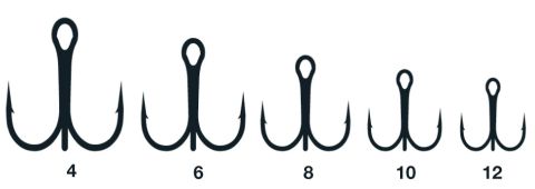 Lineaeffe Treble Hooks - Size 4