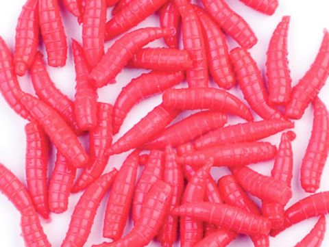 Trendex Artificial Floating Maggots - Fluorescent Red