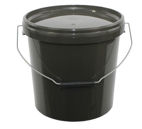 20 Litre Round Olive Green Bucket