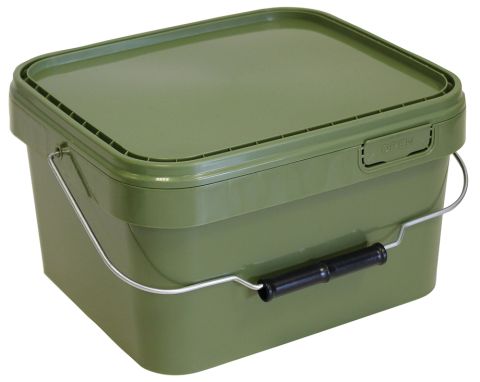 5 Litre Square Green Bucket