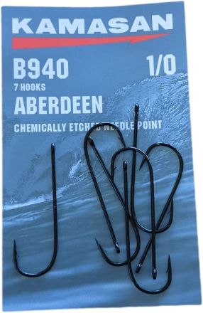 Kamasan B940 Aberdeen Sea Fishing Hooks Size 1/0
