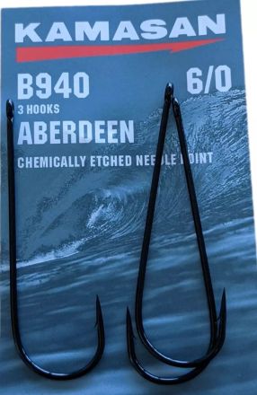 Kamasan B940 Aberdeen Sea Fishing Hooks Size 6/0