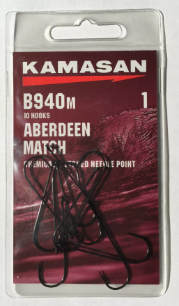 Kamasan B940M Aberdeen Match Sea Fishing Hooks Size 1