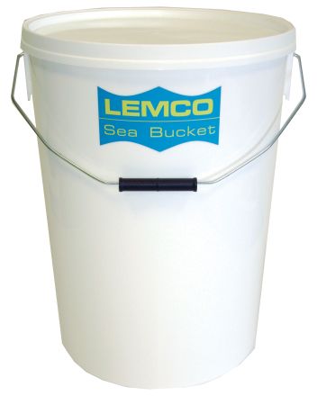 25 Litre Round White Bucket