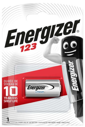 Energizer - CR123 Lithium 3v Battery