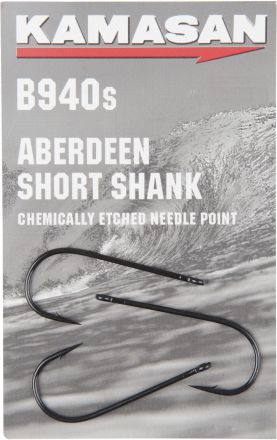 Kamasan B940S Aberdeen Short Shank Fishing Hooks Size 4/0
