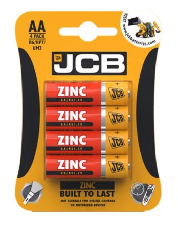 JCB AA Zinc 1.5v Battery