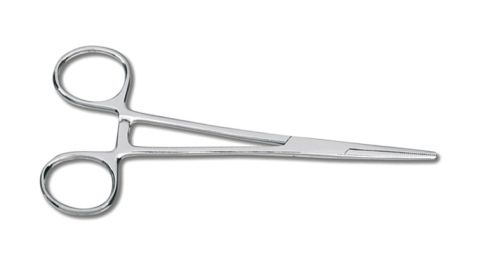 10" (25cm) Straight Stainless Steel Forceps