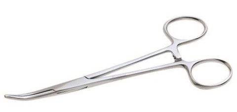 15cm (6") Curved Stainless Steel Forceps