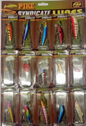 Syndicate Pike Mixed Lure Set (15pcs) 6.5-9cm