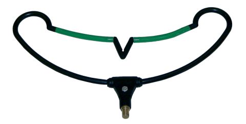 12" Angle Lock Rod Rest with drop VEE